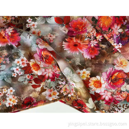 Rayon/Viscose Woven Rayon Poplin Digital Printing Fabric